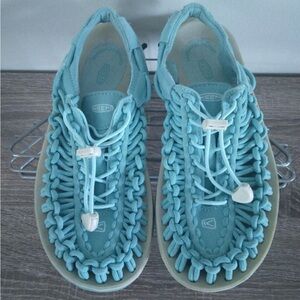 Keen aqua blue sandals Size 8